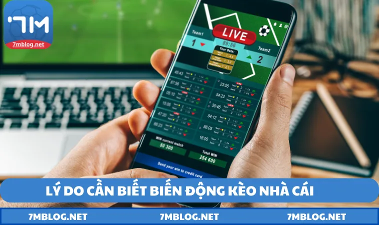 Thông tin về thay đổi tỷ lệ kèo nhà cái tại 7M